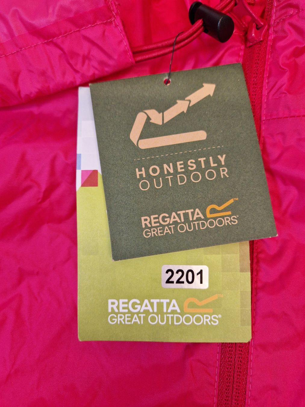 Jacken & Mäntel: Regatta Mädchen Kid Pack It Regenjacke III - Grösse 176 – Neu und originalverpackt aus Braunau von Brand-Store 4