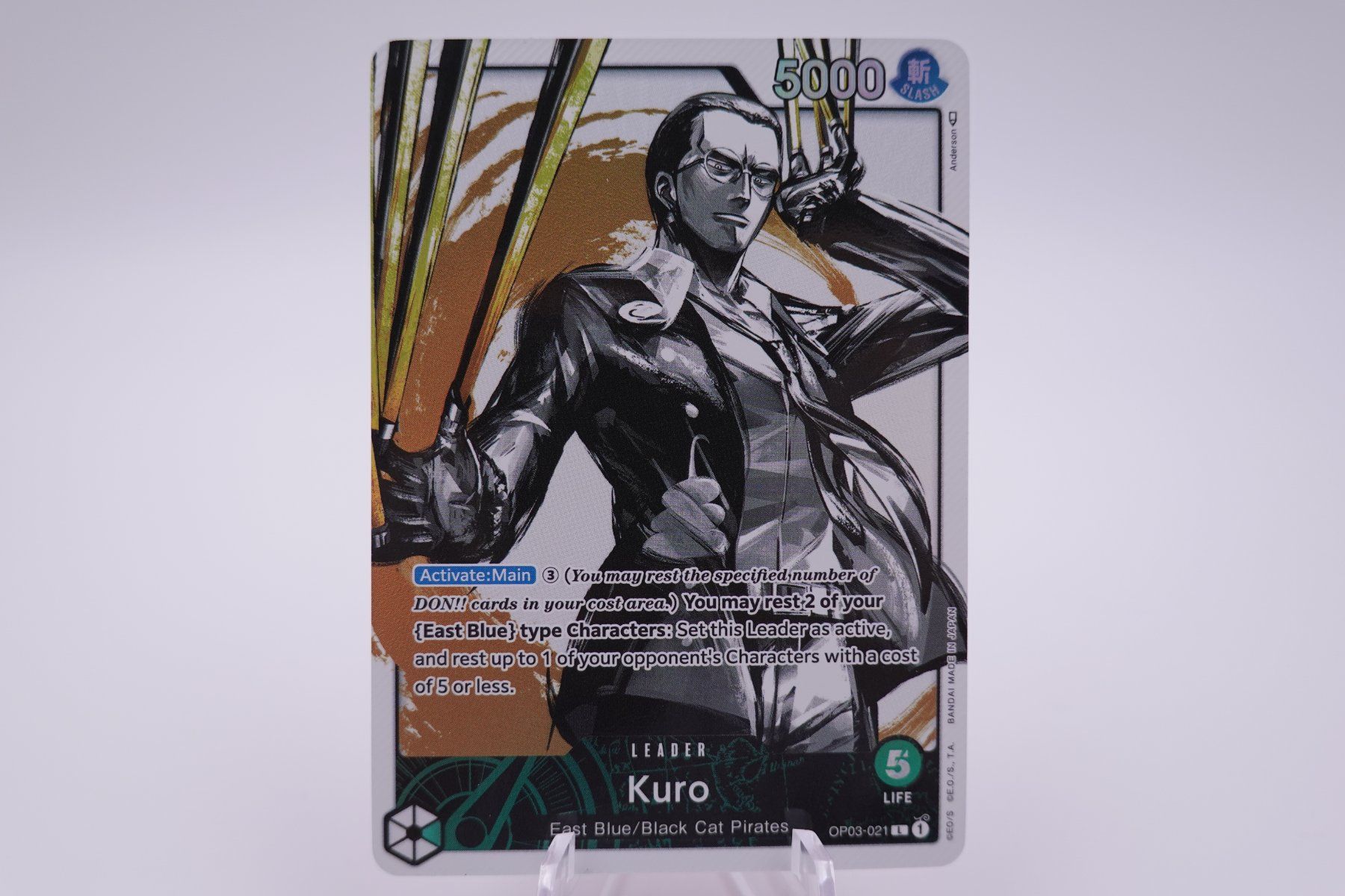 Bandai Carte collezionabili: One Piece Kuro OP03 – Usato da Herisau venduto da ZelliZone