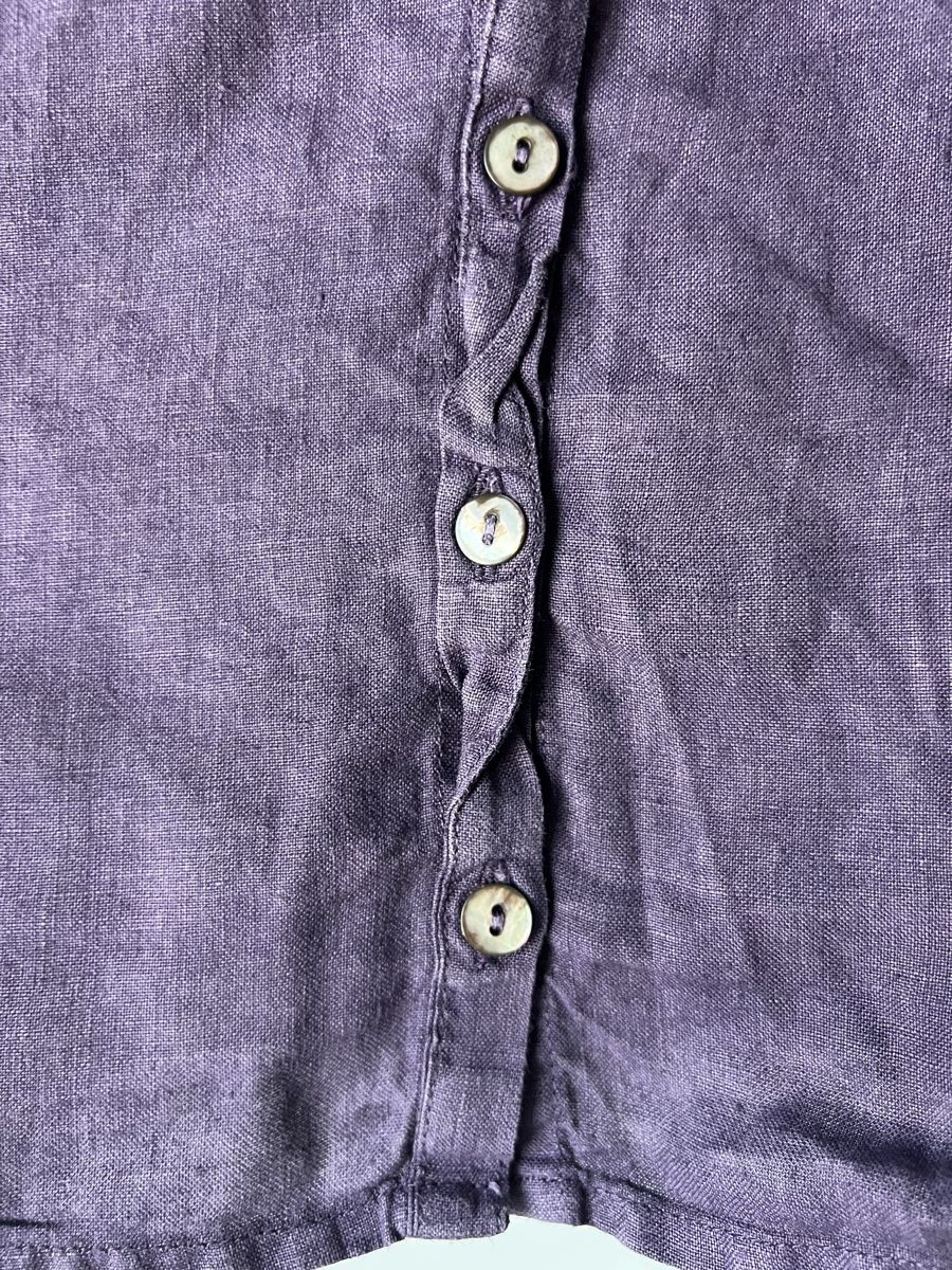 Camicette: ELEMENTE Clemente Leinenbluse, Lila, Grösse L / XL – Usato da Langenthal venduto da Alperose_5 4