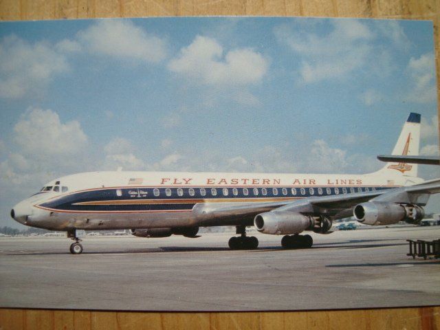 Ansichtskarten: Fly Eastern DC-8-30 – Neu und originalverpackt aus Thun von Abigboss