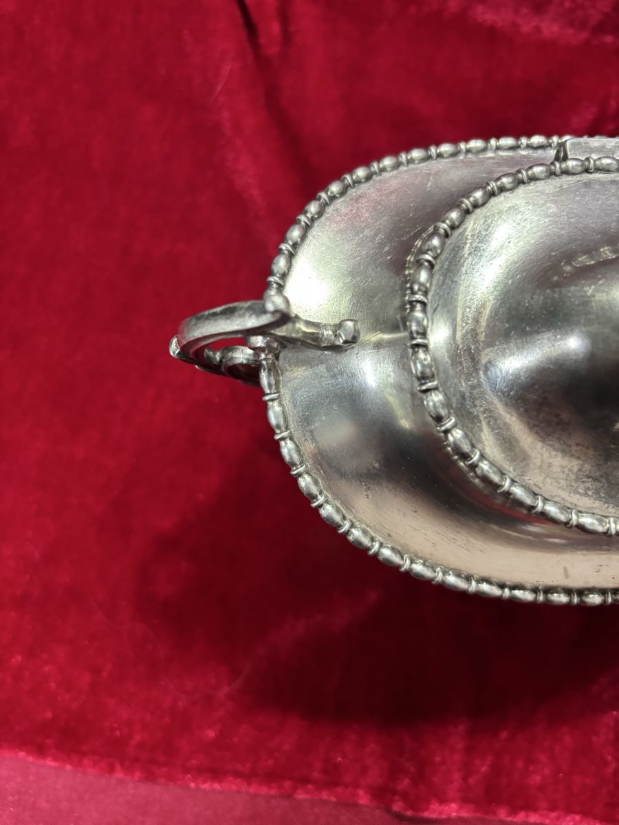 Zuccheriere: Dose versilbert Sheffield England gepunzt Empire Stil – Usato da Bern venduto da Tuglie-Lecce 6