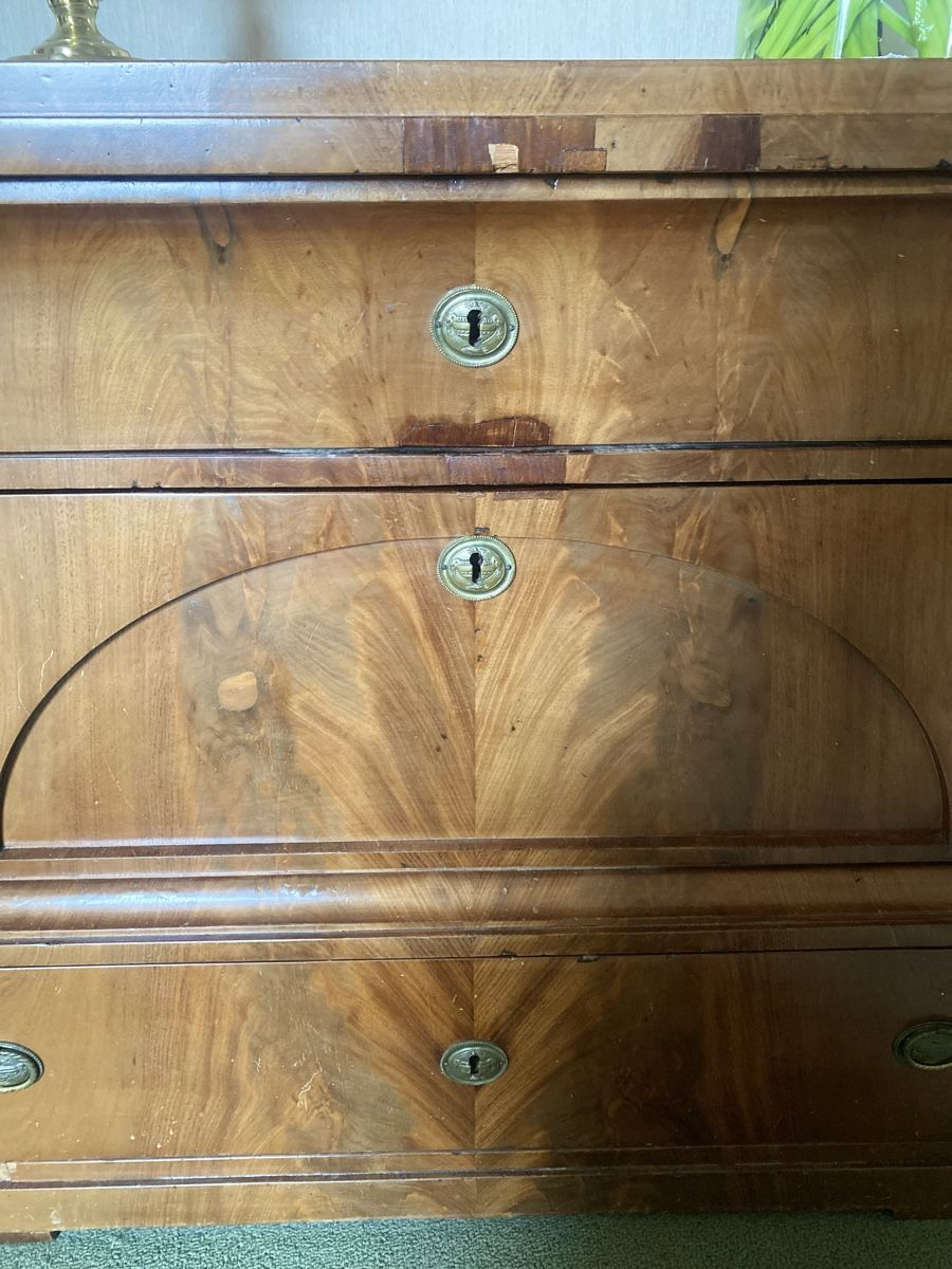 Cassettiere: Biedermeier Mahagoni Kommode um 1850 – Usato da Wil SG venduto da nat_g5tn 1
