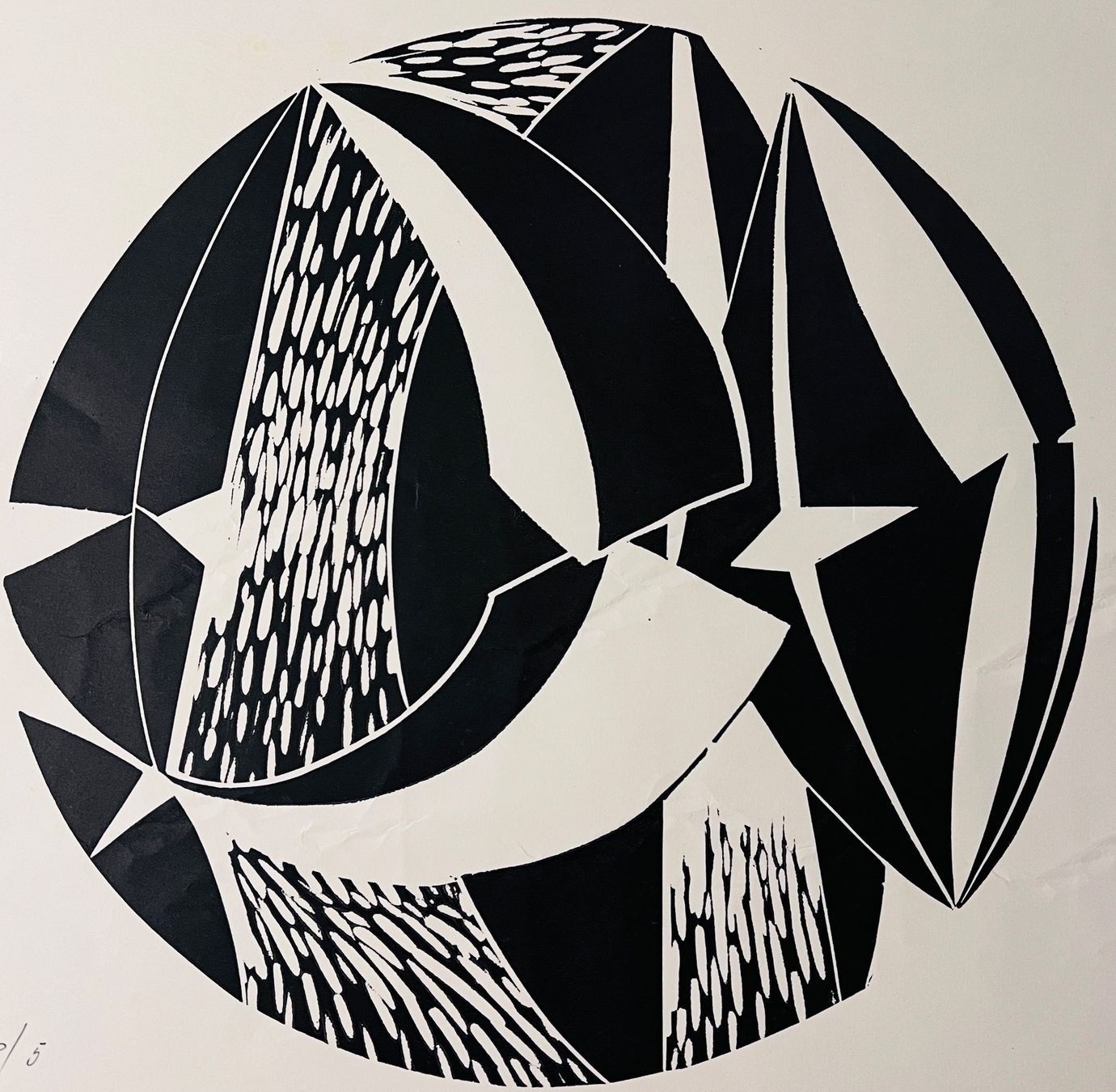 Xilografie: LINOL ODER HOLZSCHNITT UNLESERLICH SIGNIERT – Usato da Gersau venduto da grafik-kunst 6