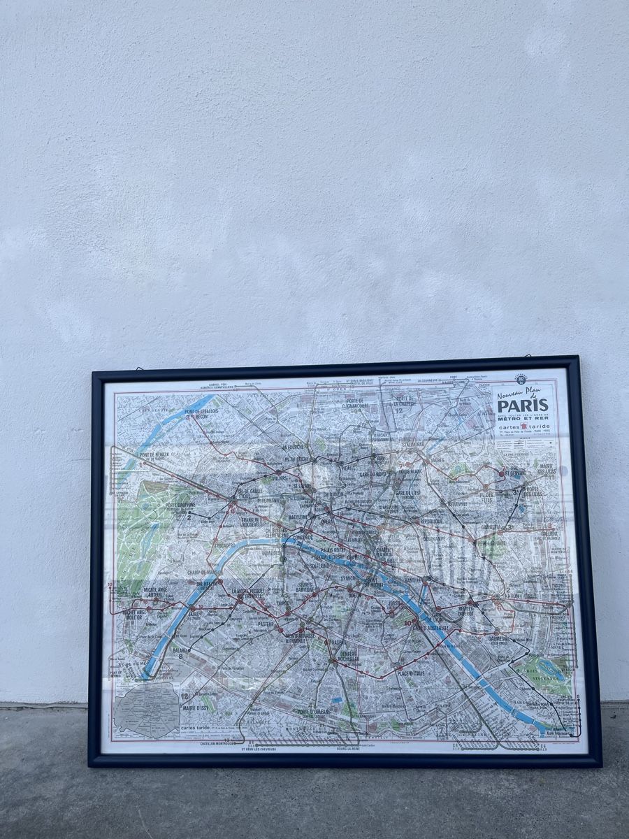 Foto & Immagini: Vintage Metrokarte Stadtplan Paris  – Usato da Bern venduto da fotolog111 1