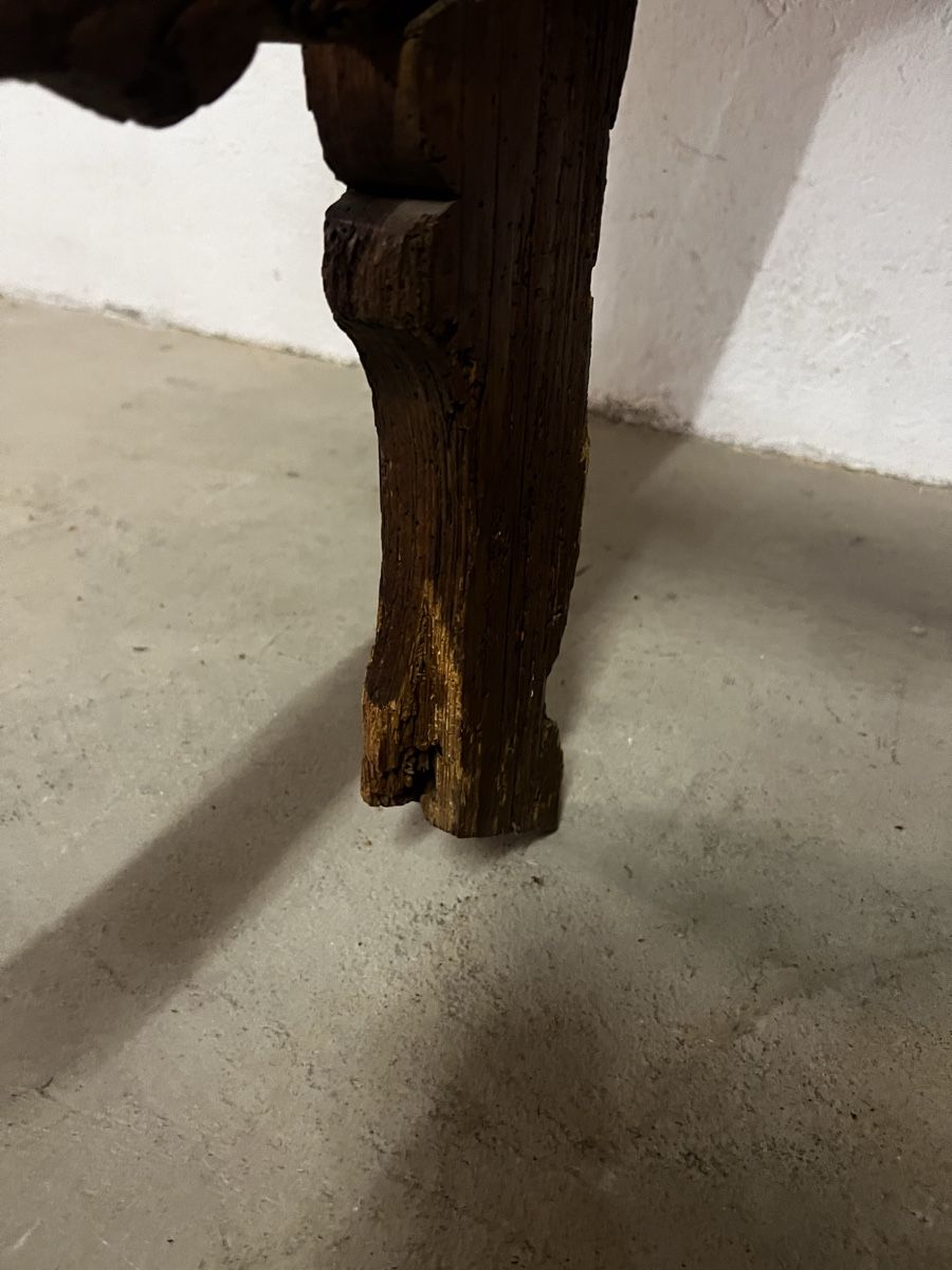Tables: Antiker Holztisch mit Charme - Einzigartiges Einzelstück – D'occasion à Madiswil par Bilranis1071 1