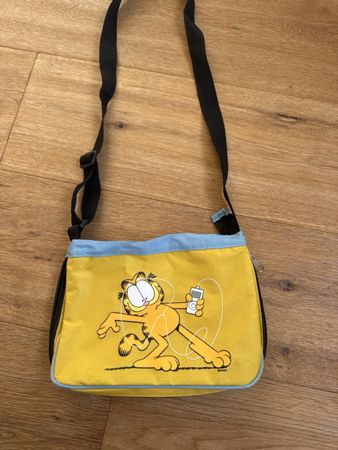 Garfield Tasche Umhängetasche, gelb, neuwertig für Kinder