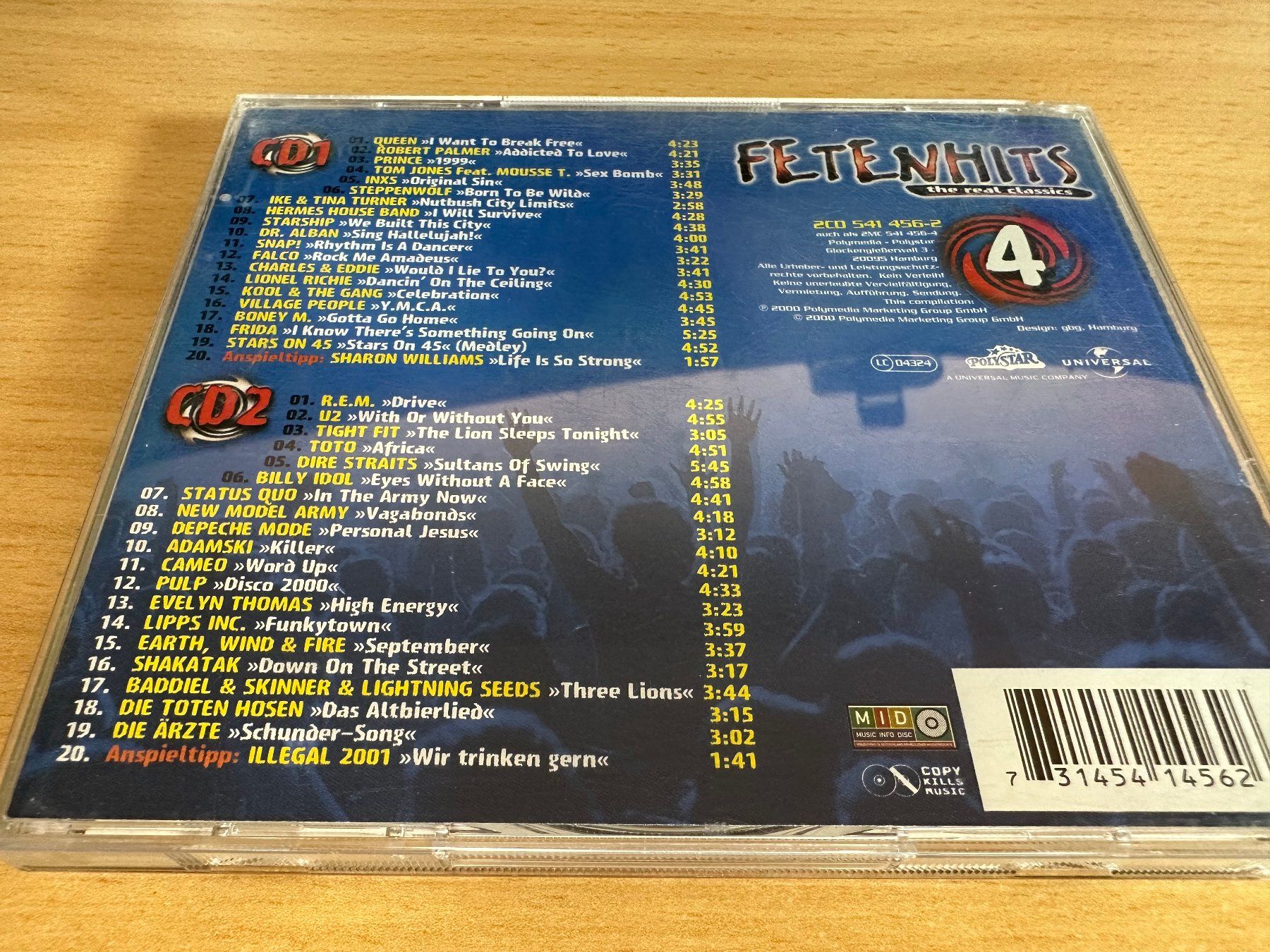 CD: Various – Fetenhits - The Real Classics 4 - 2 CD – Usato da Rikon im Tösstal venduto da Alpenmutz 1