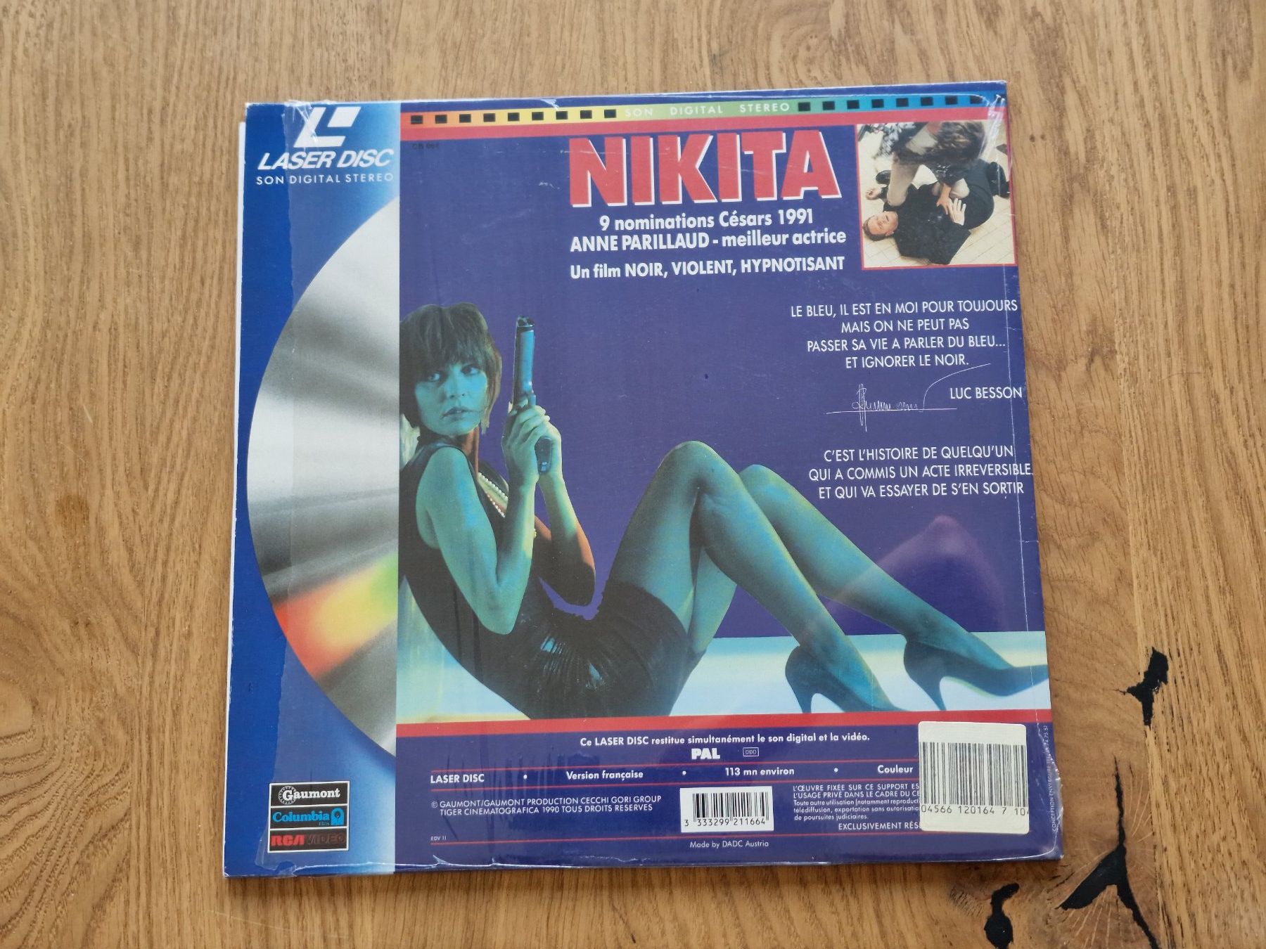 Tutti i DVDs: Nikita - LaserDisc - PAL VF – Usato da Courgenay venduto da Periote00 1