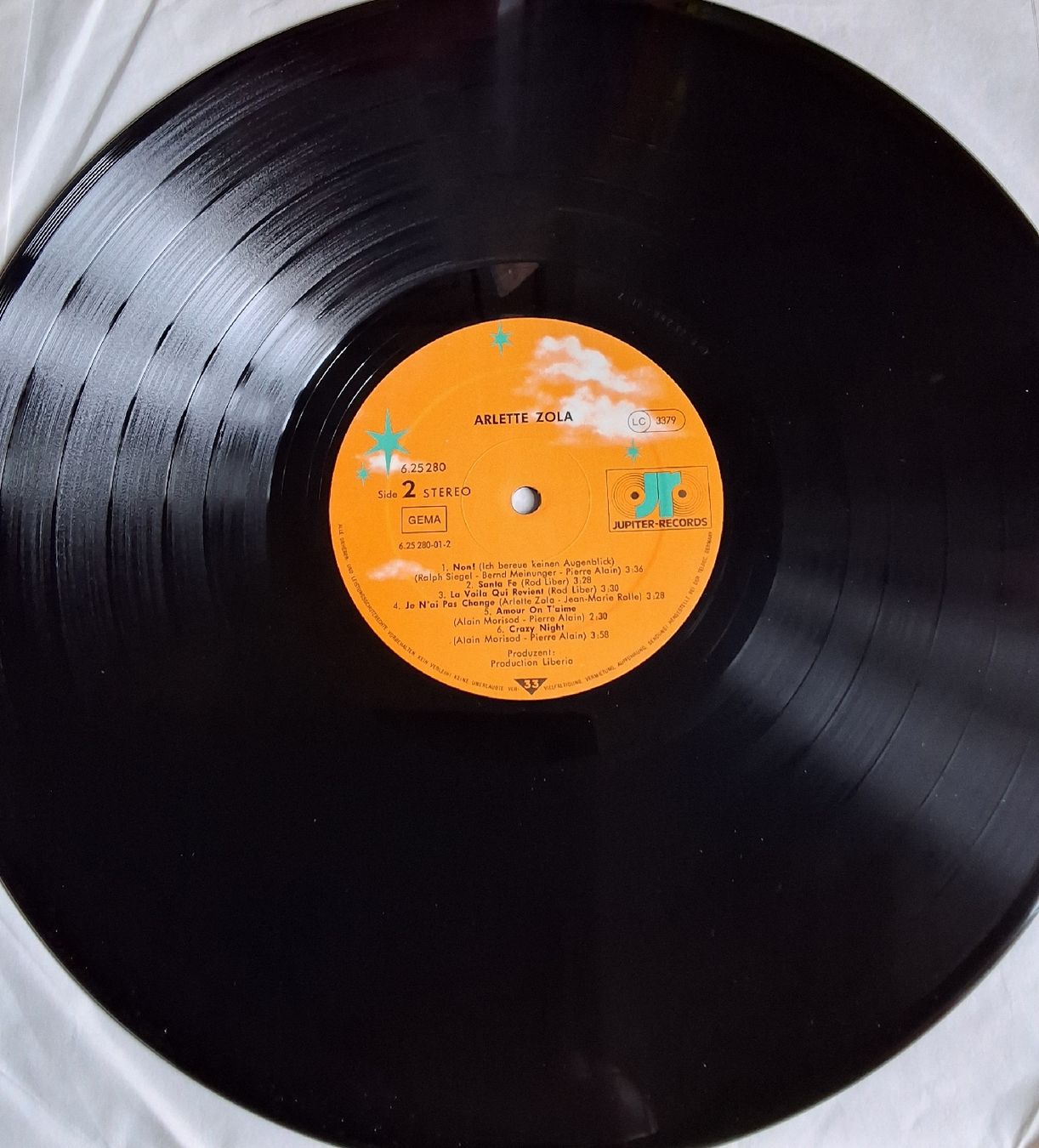 Dischi in vinile: Vinyl LP  - Arlette Zola  - Ger 82 - VG+ – Usato da Villeret venduto da Fil11 3