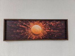 Bilderrahmen Sonne 120x40 cm neu