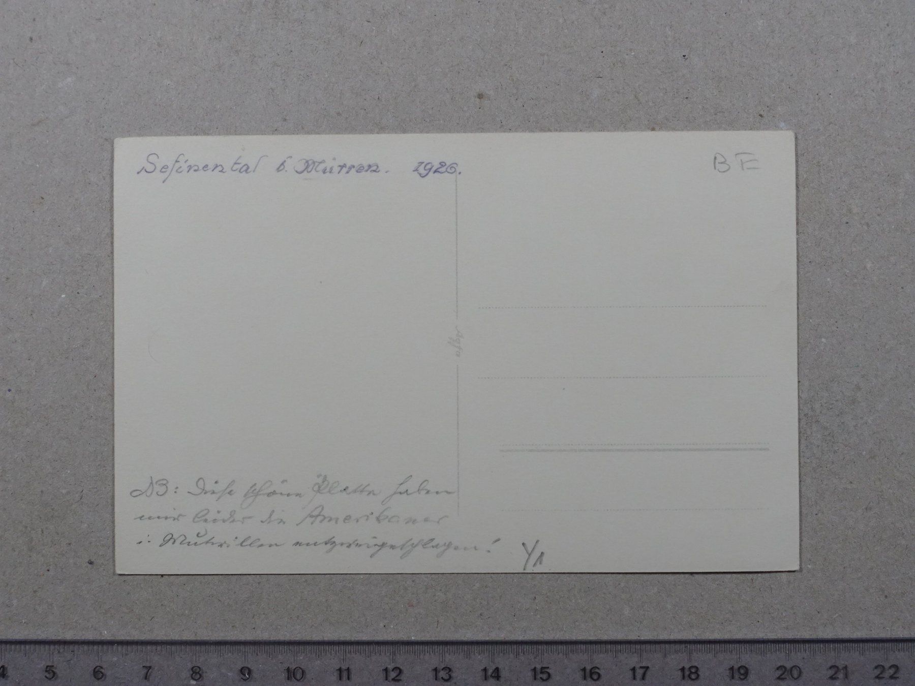 Cartes postales: Mürren, Sefinental, belebt – D'occasion à Lenzburg par fh1 1