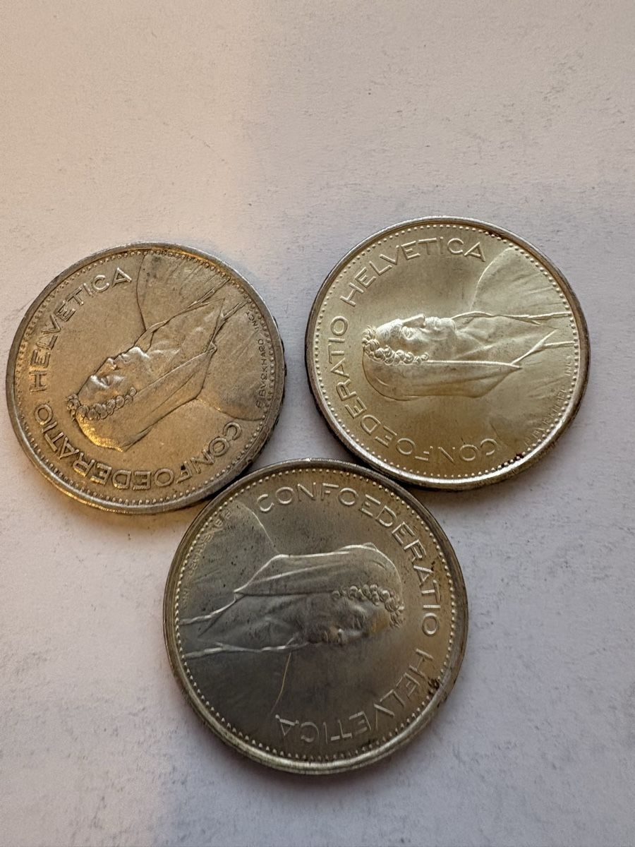 Tutti le monete: 5fr 1954/1966/1967 – Usato da Murten venduto da Tzaugg 4