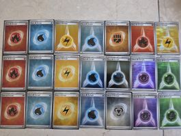 Pokemon Sammelkarten Basisenergie Holo 21 Stk