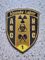*** Badge Abwehr Labor ABC NBC 1 ohne klett ***