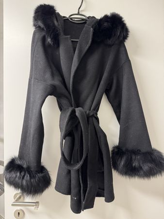GIOVANNI manteau en laine noir neuf, jamais porté