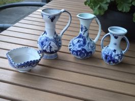 4er Set Delft Blauw Miniaturen – Handbemalt