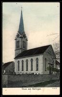 AK Berlingen, Kirche und Friedhof