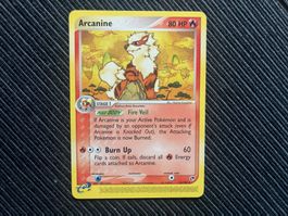 Pokemon Arcanine non Holo Rare EX Sandstorm