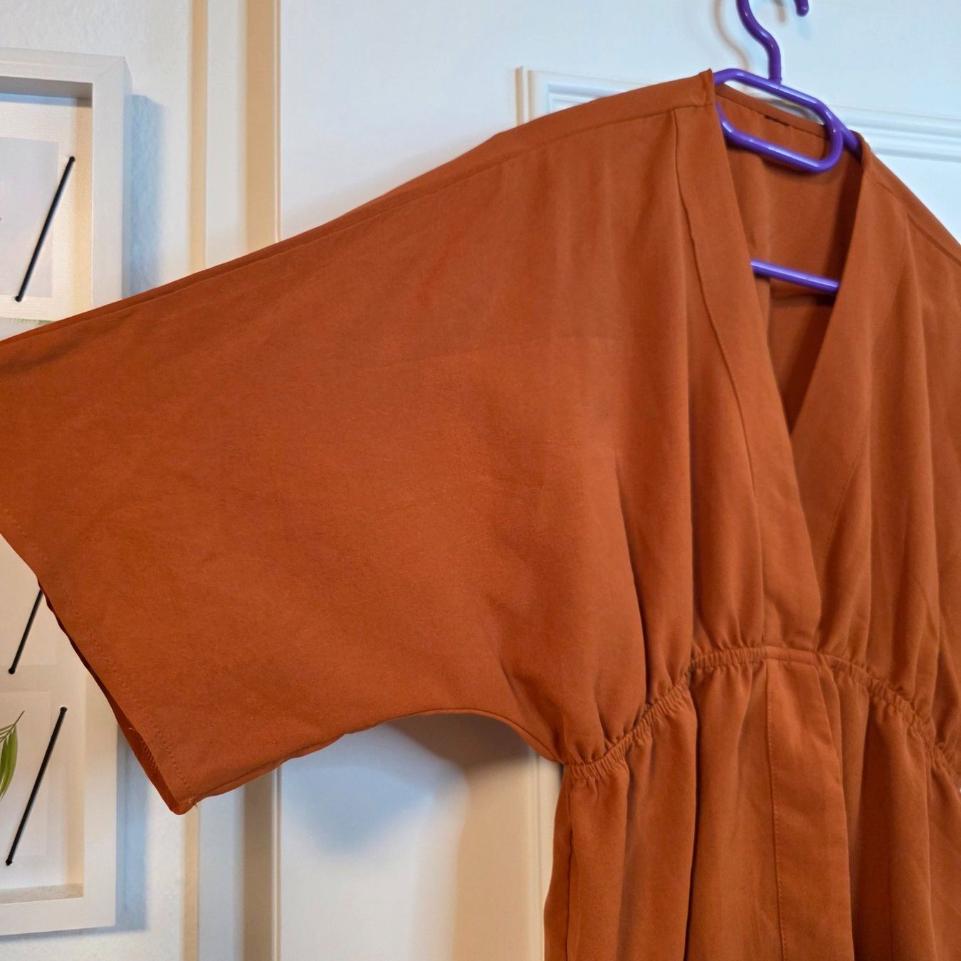 Camicette: Bluse Rostfarbe S/M mit Gummizug – Usato da Wald ZH venduto da CapLux 7