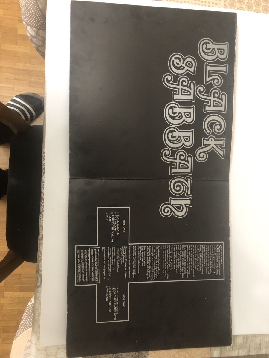 Dischi in vinile: Vinyle black sabbat original vertigo UK – Usato da petit lancy venduto da FerreiraLuis 8