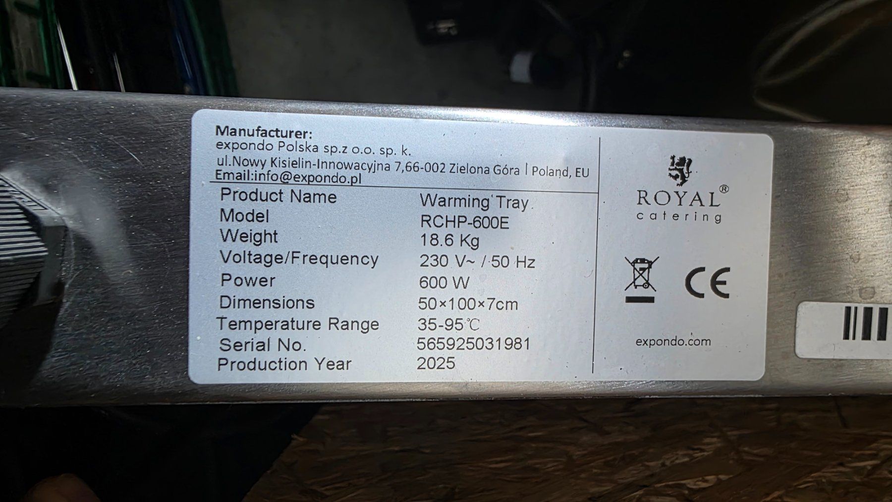Elettrodomestici da cucina: Warmhalteplatte 100x50cm – Usato da Schlieren venduto da Soriafranco