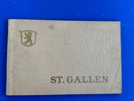 St. Gallen und Umgebung. 40 Bildtafeln ca. 1900 und Anzeigen