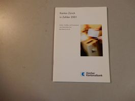 Kanton Zürich in Zahlen 2001 - Seltenes Sammlerstück!