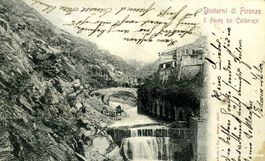 Firenze - il ponte del Calderajo + 1901