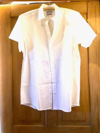 Herren Hemd, weiss, Gr. L, Maddison, non iron,  neuwertig