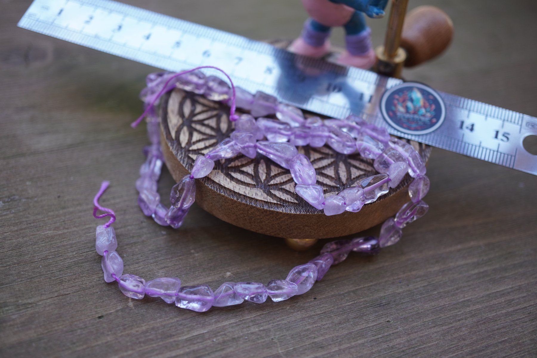 Catenine: Amethyst     Strang   5mmx8mm  ca. 38cm (Räumung!) – Nuovo e nell'imballaggio originale da Eschenbach SG venduto da topstone 5