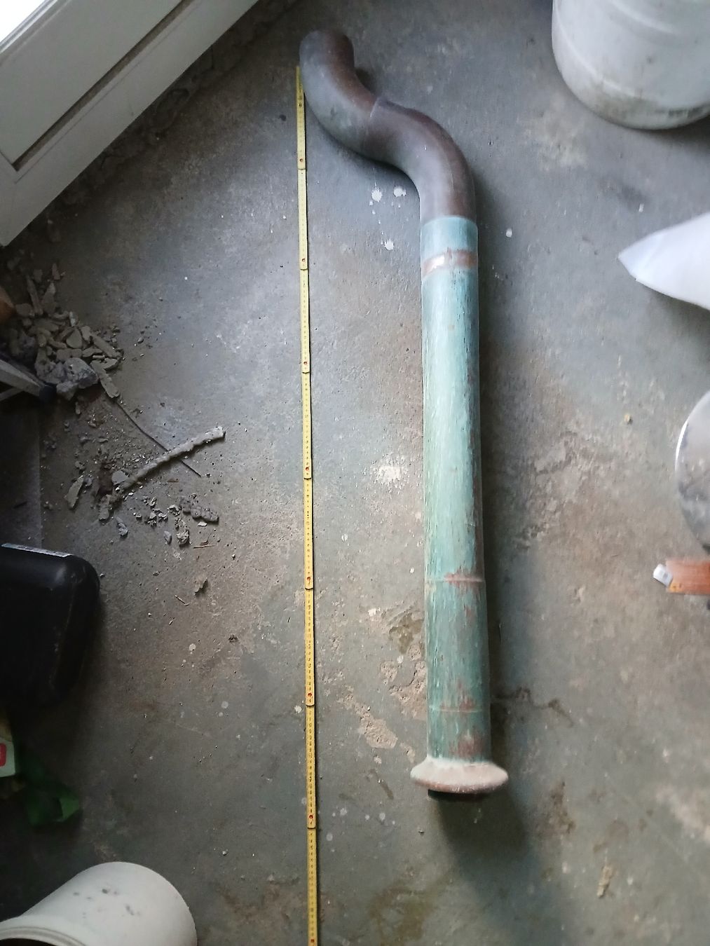 Sonstiges Baustoffe: Kupfer-Rohrbogen mit Flansch, gebrauchter Zustand  – Gebraucht aus Weisslingen von minao 1