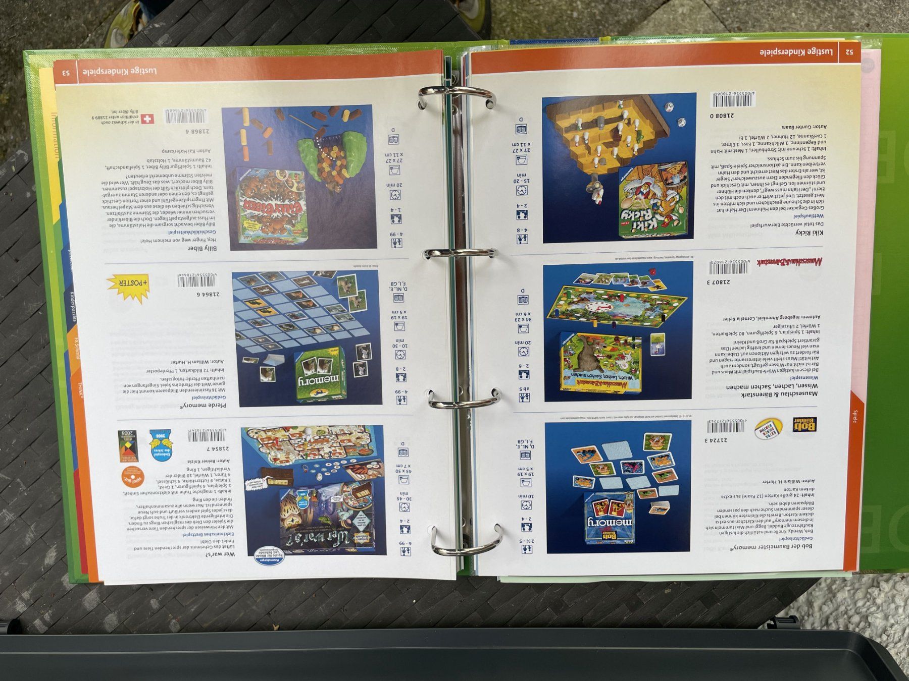Dokumente: Ravensburger Sortiments-Programmordner 2010 – Gebraucht aus Aesch ZH von 19fish58blue 2