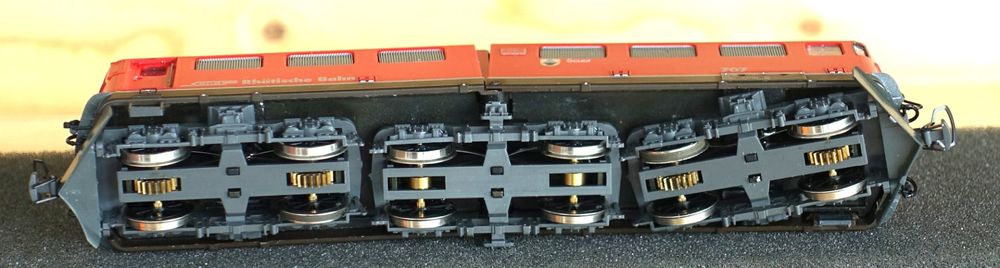 RhB Ge 6/6 II 707 Scuol, Bemo Art. 1254/4, DC analog. 5