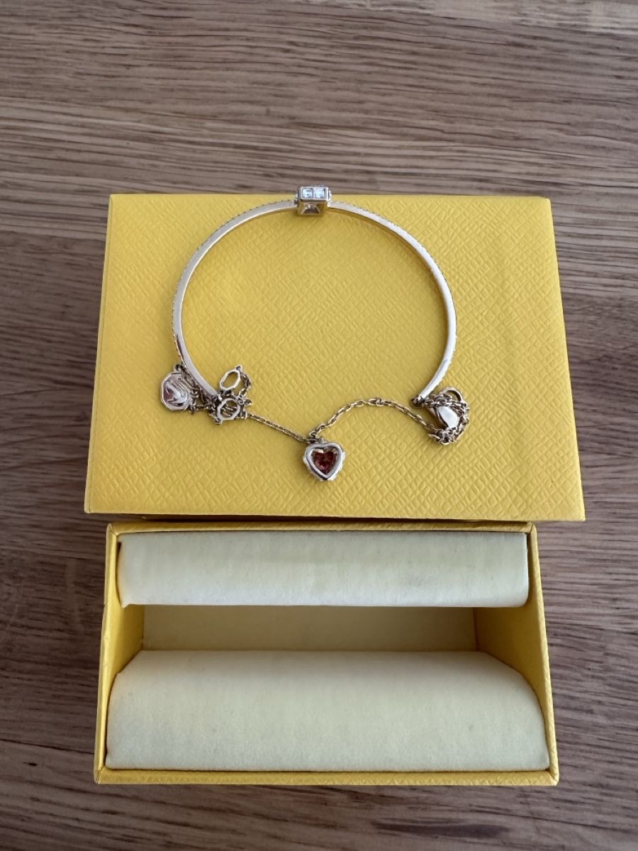 Swarovski Bracciali & Braccialetti: Swarovski Armband mit Goldige Optik – Nuovo e nell'imballaggio originale da Luzern venduto da xonka