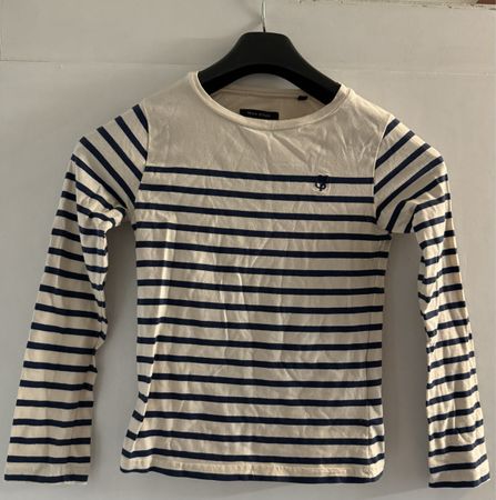 Marc O'Polo Girl's striped long sleeve top - Size 128 cm