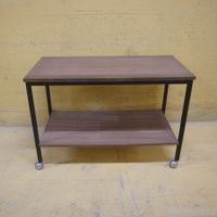 Vintage multifunktionaler Rolltisch 79cm Büro - Küche(HE169)