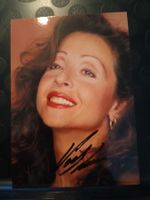 Vicky Leandros - signierte alte Autogrammkarte