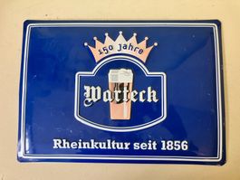 Blechschild Warteck 150 Jahre