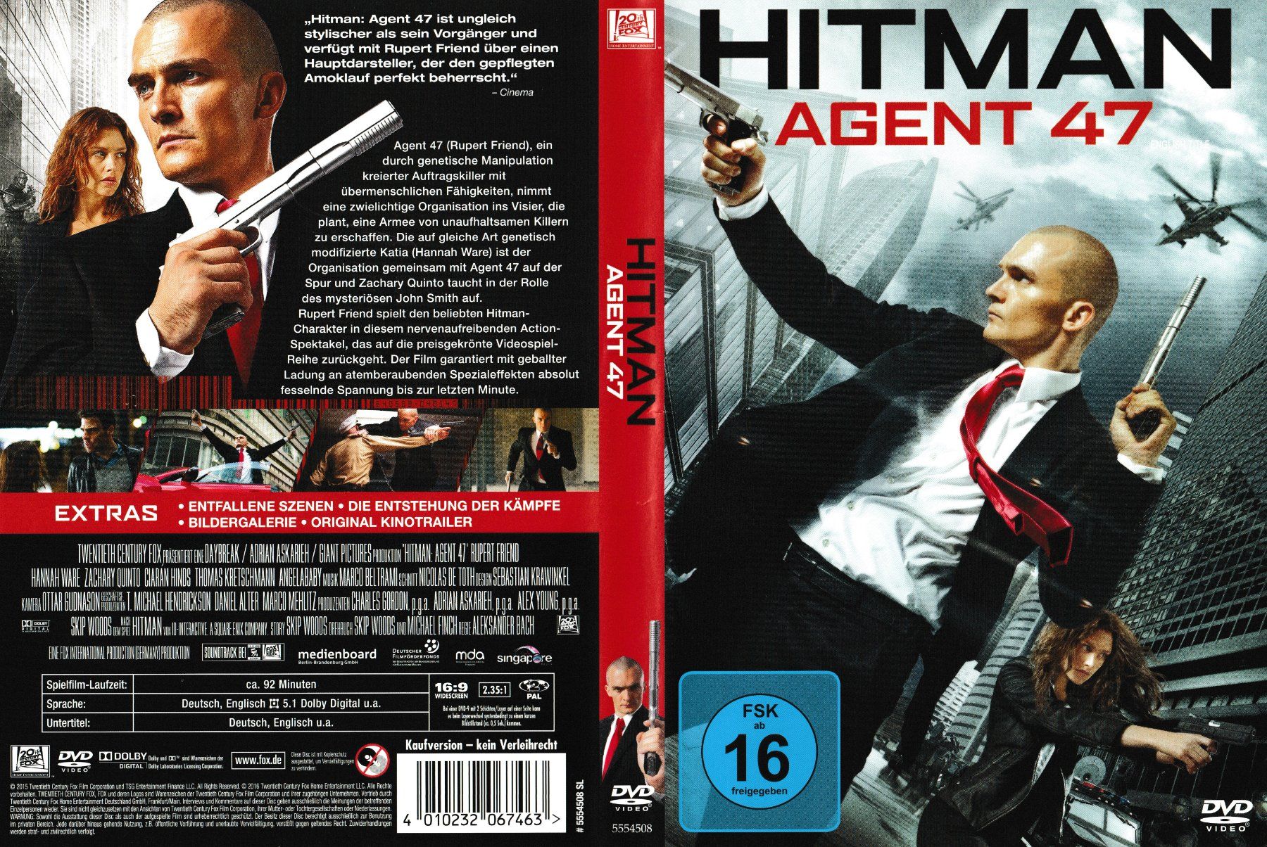 Tutti i DVDs: DVD - Hitman: Agent 47 – Usato da Langnau am Albis venduto da MediaRescuerKeLoX