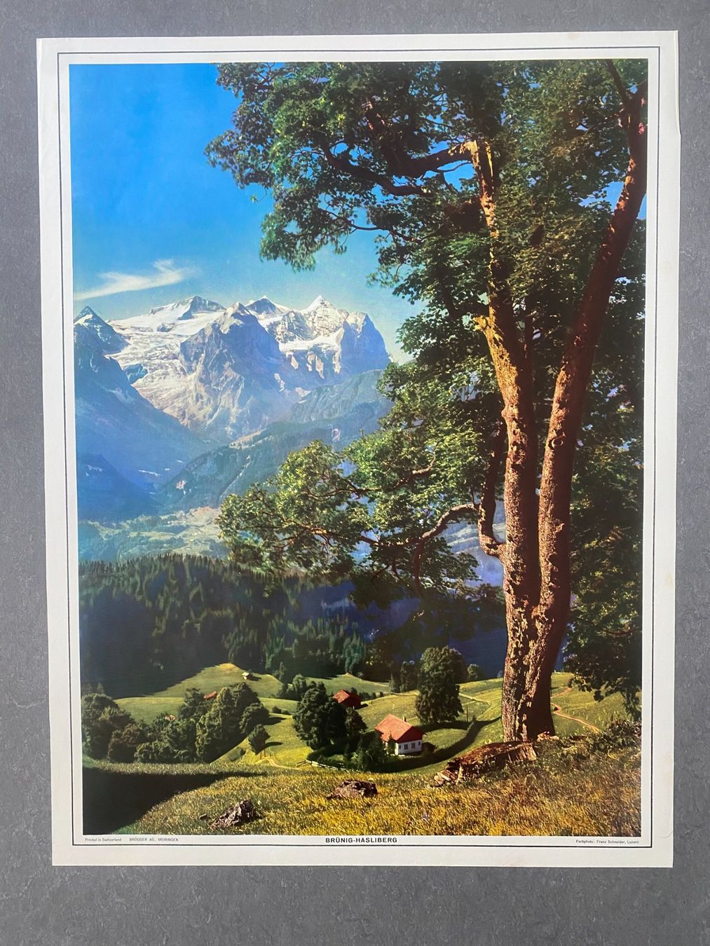 Poster & Bilder: Original Vintage Poster - Brünig - Hasliberg – Gebraucht aus Zürich von jesulin05