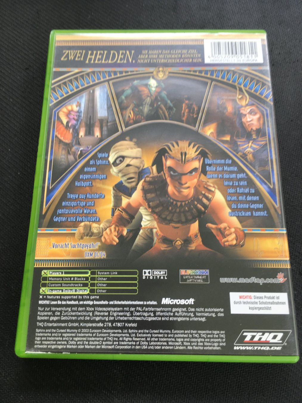 Microsoft Giochi: Sphinx und die verfluchte Mumie - Xbox Game – Usato da St.Gallen venduto da Punktchen01 1