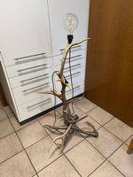 Echte Hirschgeweih Stehlampe