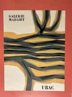Galerie Maeght UBAC Plakat von 1970, Guter Zustand