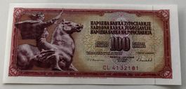 Jugoslawien 100 Dinara 1986 Neuwertig