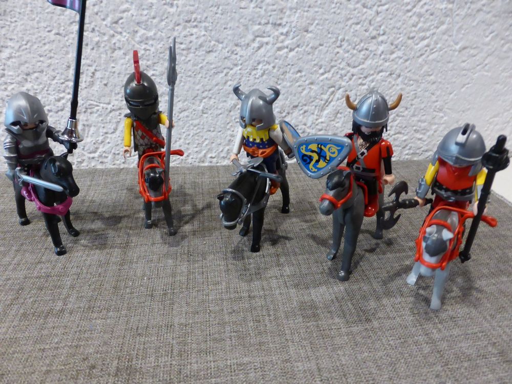 5 Pferde mit Ritter von Playmobil | Kaufen auf Ricardo