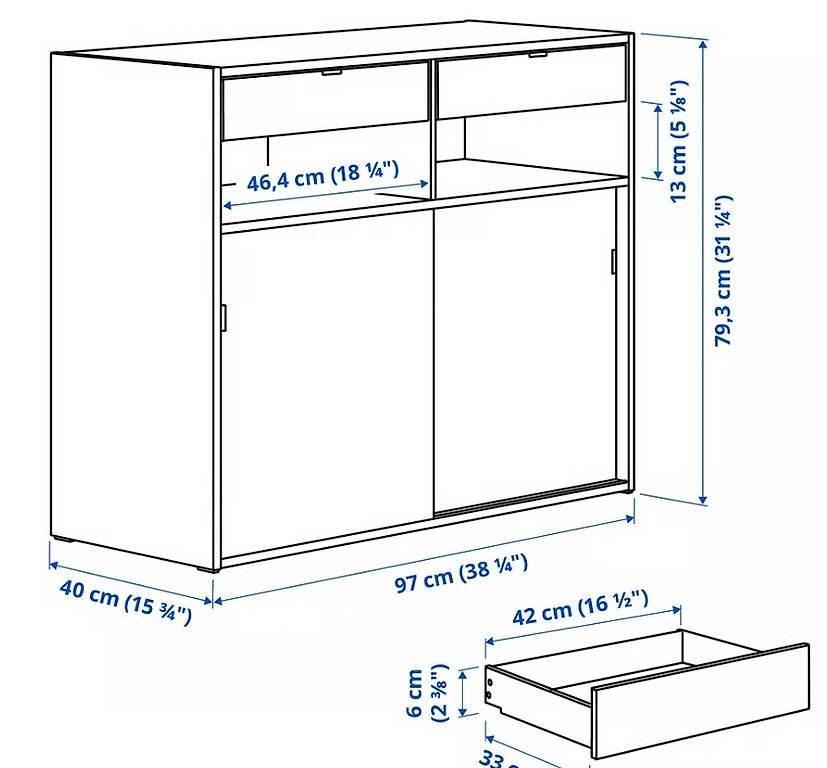 Ikea Credenze: IKEA SPIKSMED - Buffet – Nuovo (secondo la descrizione) da Genève venduto da f_c_7sys 1