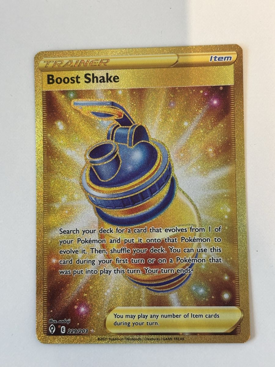 Pokémon Carte collezionabili: Carte Pokémon BOOST SHAKE – Nuovo (secondo la descrizione) da lausanne venduto da helderj