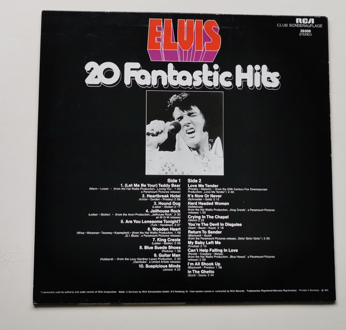 Dischi in vinile: Elvis 20 Fantastic Hits – Usato da Bremgarten b. Bern venduto da Vittorio0 1