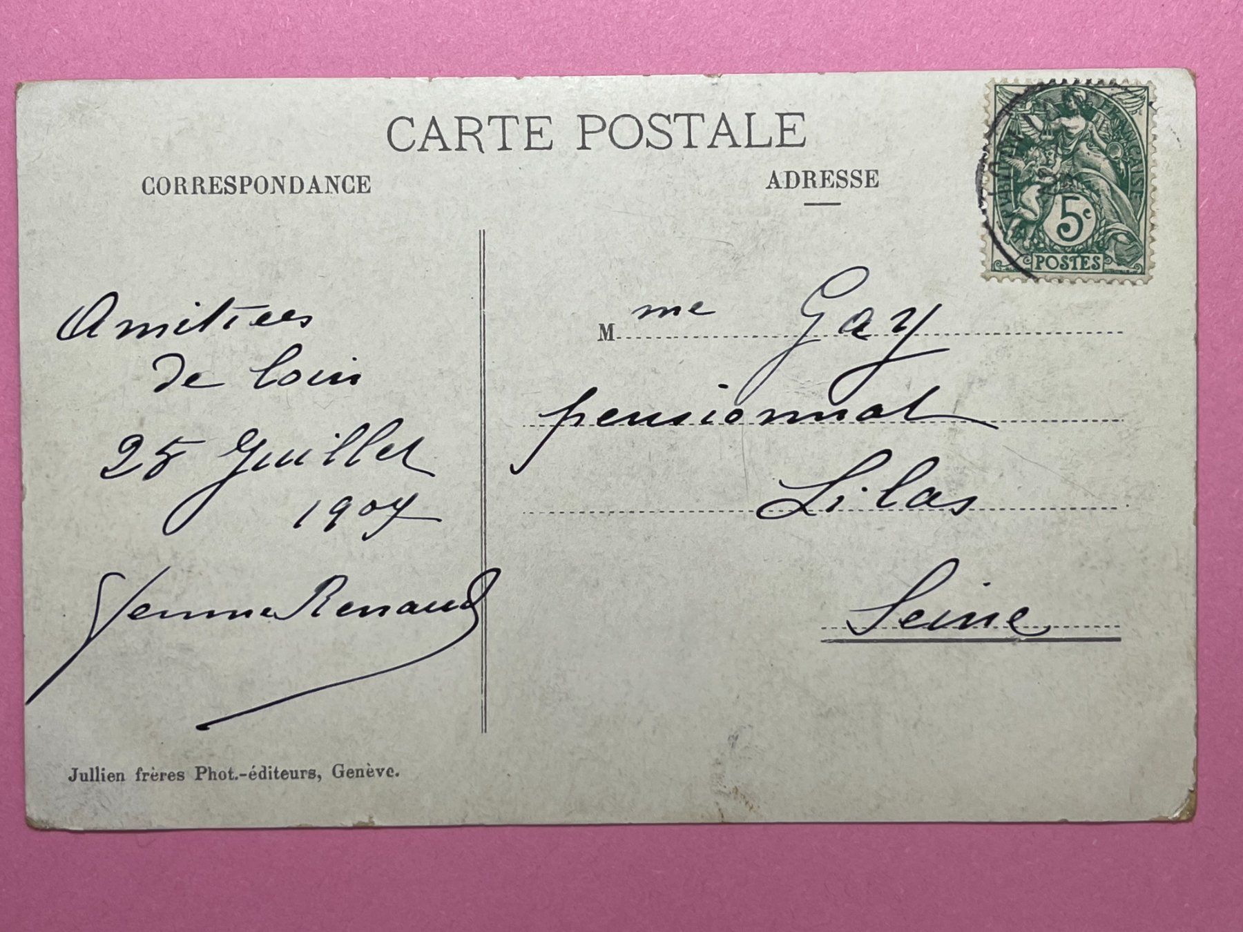Cartoline postali: Les Avants - Rochers de Naye – Usato da Steg VS venduto da danwer74 1