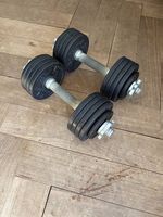 2 x 11kg individuelles Hantelset Hanteln